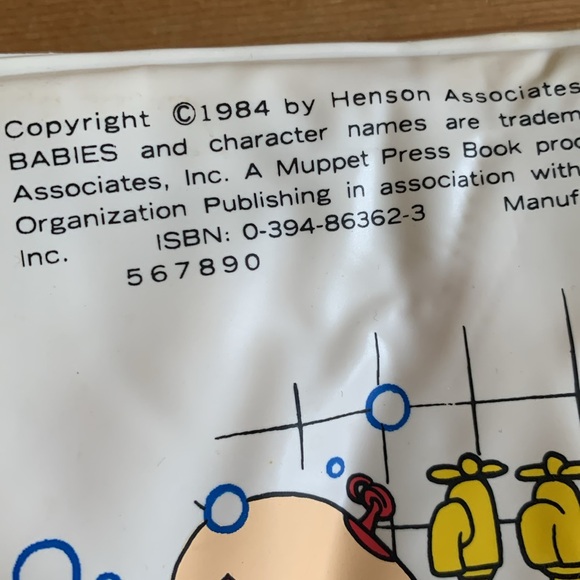 Vintage 1984 Jim Henson’s Muppet Babies vintage bath time book Retro 80s - Picture 5 of 10